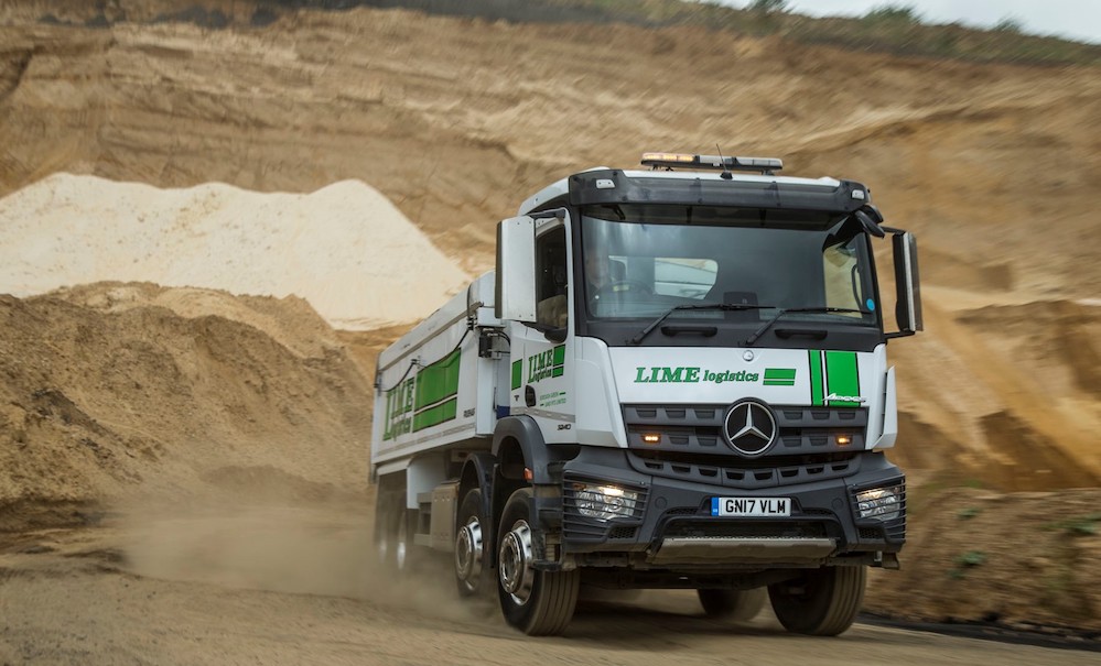 Lime Logistics chooses the low road with new MercedesBenz Arocs