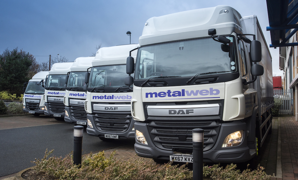 Ryder refreshes Metalweb fleet with 10 DAF box trucks Fleet UK Haulier
