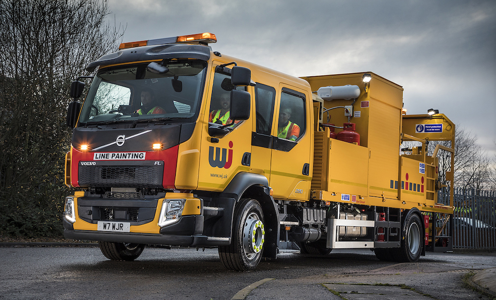 The UK’s first Volvo FL 18 tonne crew cab rigid, shows the way for WJ