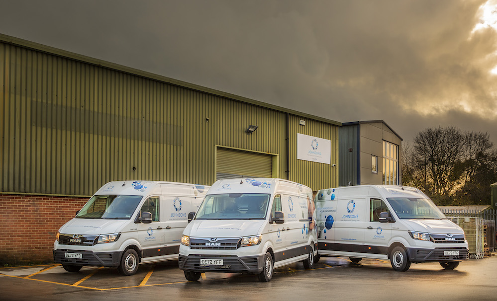 UK’s leading Hotel, Restaurant and Catering linen providers, turn to MAN for their fleet of the