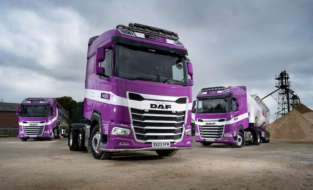 ‘Back to buying British for Arclid with new DAF XG trio - Aligra.co.uk